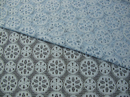 الملكي الأزرق القطن نايلون الرباط النسيج Snowflake تصميم اللباس المواد