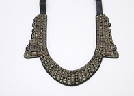 الصين حجر الراين قلادة من الخرز والمجوهرات اليدوية مطرز القلائد (NL-078)