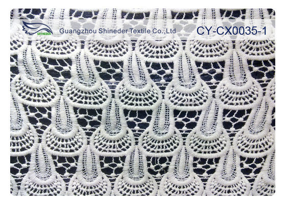 OEM / ODM أقمشة الدانتيل مطرز للمفروشات والمنسوجات المنزلية CY-CX0035-1