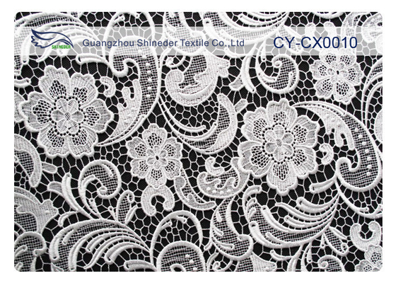 الايكولوجية-- ودية المطرزة الدانتيل النسيج ، نسيج القطن الدانتيل النايلون CY-CX0010