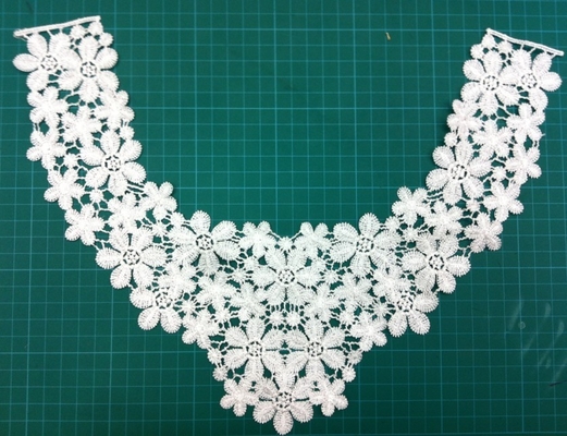 القطن طوق عزر الملابس للملابس 35CM X 25CM، الدانتيل انفصال طوق