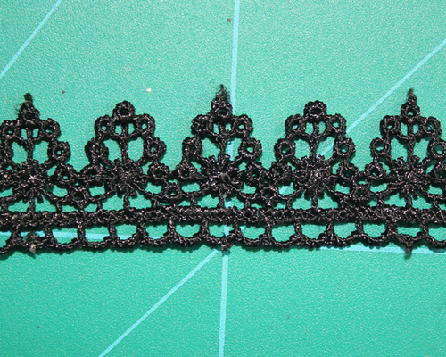 بولي للذوبان في الماء الديكور الرباط تريم Dyeable عرض 2CM في أبيض / أسود اللون